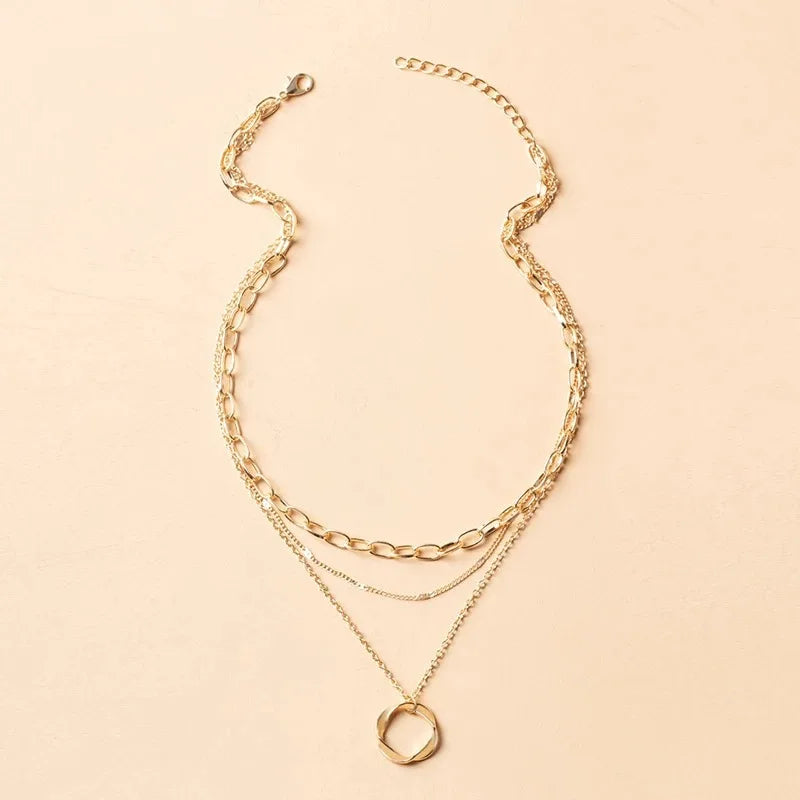 Kit Colares Celestia – 3 Peças em Ouro 18K