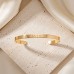 Bracelete com ponto de luz em zirconia banhado em ouro 18k Pulseira