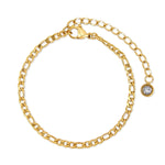 Kit Pulseiras Glamour Zircônias Banhado em Ouro 18K