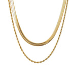 Colar Zattora Riviera Gold 18K – Mix Premium em Camadas