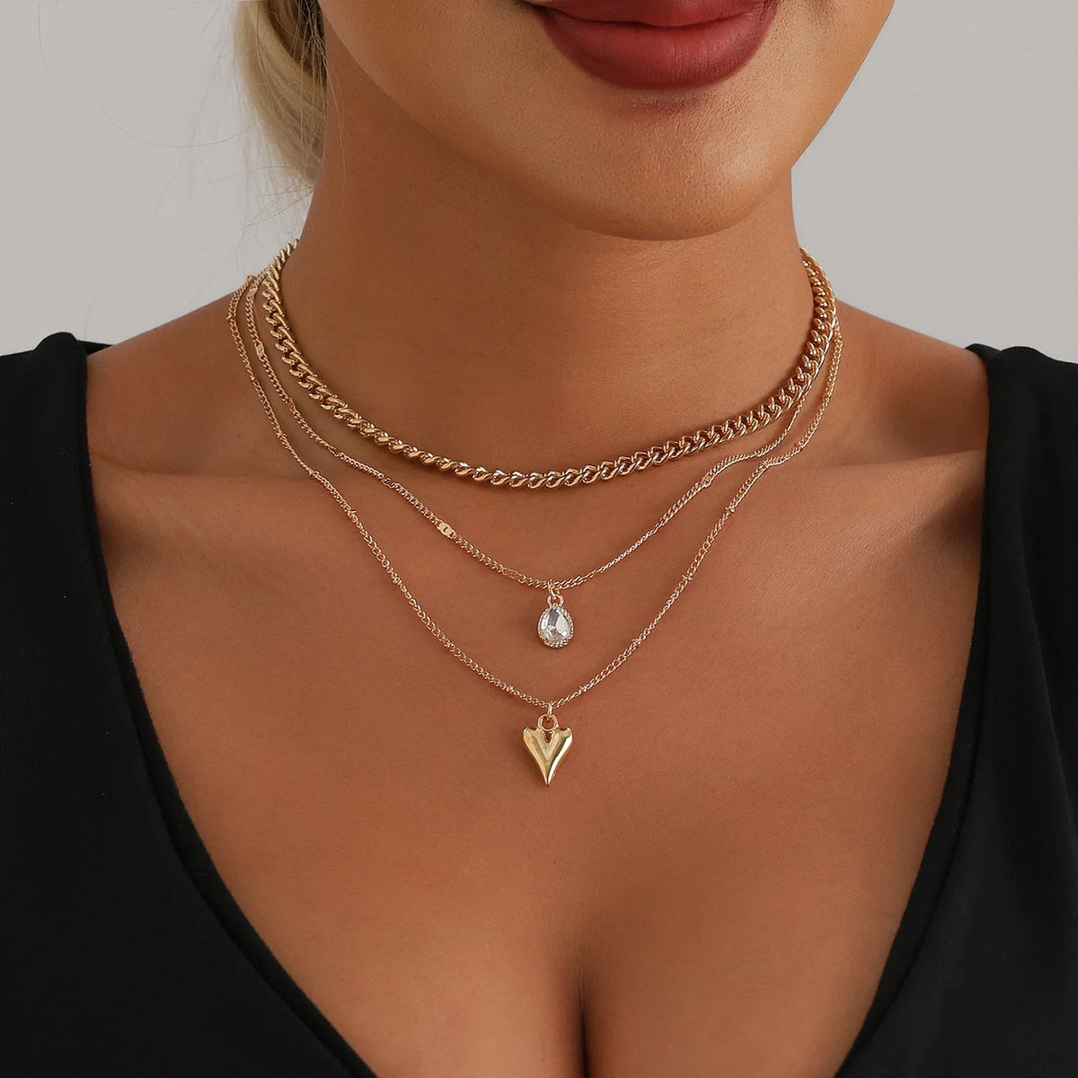 Kit Colares Celestia – 3 Peças em Ouro 18K