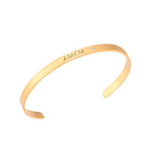 Bracelete com ponto de luz em zirconia banhado em ouro 18k Pulseira