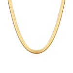 Colar Malha Snake Dourado Banhado em Ouro 18K